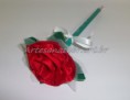 Lápis com Flor de Cetim
